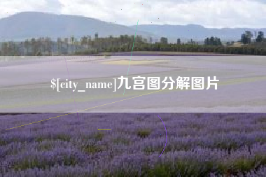 石狮九宫图分解图片