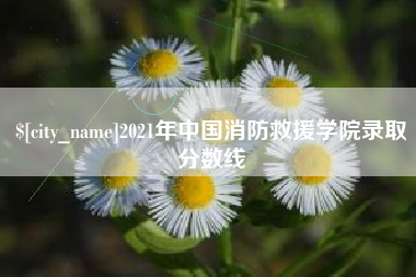 石狮2021年中国消防救援学院录取分数线