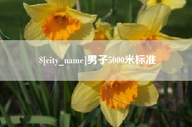 石狮男子5000米标准