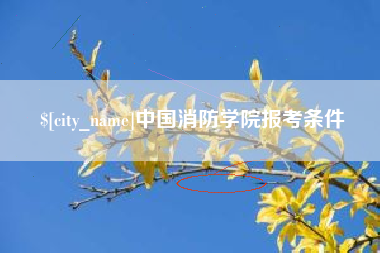 石狮中国消防学院报考条件