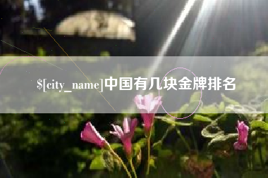 石狮中国有几块金牌排名