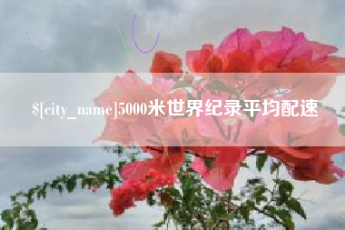 石狮5000米世界纪录平均配速