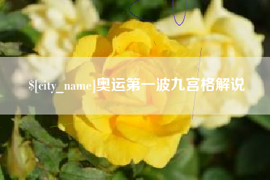石狮奥运第一波九宫格解说