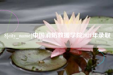 石狮中国消防救援学院2021年录取