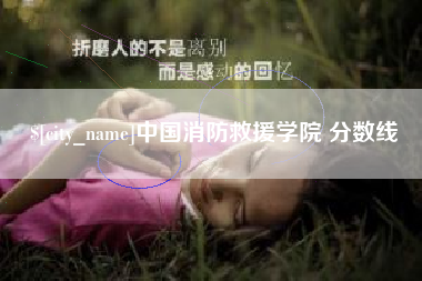 石狮中国消防救援学院 分数线