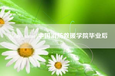 石狮中国消防救援学院毕业后