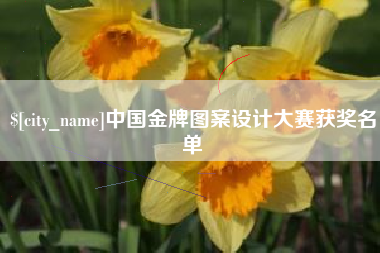 石狮中国金牌图案设计大赛获奖名单