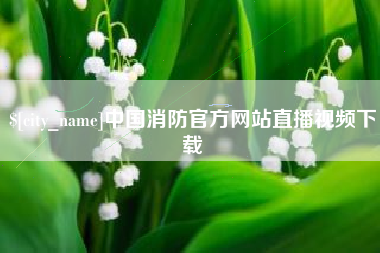 石狮中国消防官方网站直播视频下载