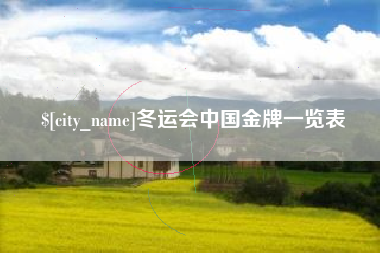 石狮冬运会中国金牌一览表