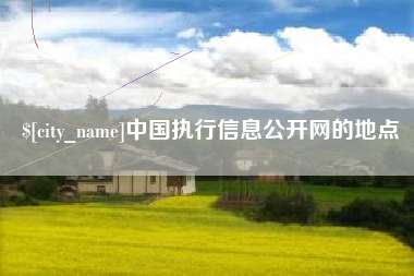 石狮中国执行信息公开网的地点