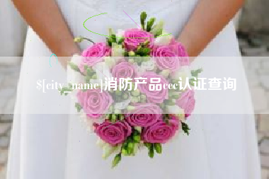 石狮消防产品ccc认证查询