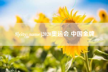 石狮2020奥运会 中国金牌